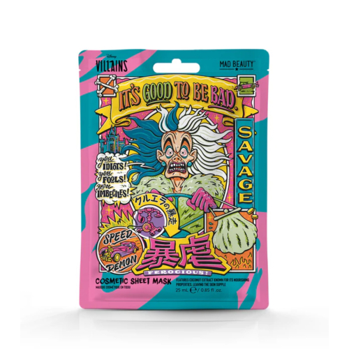 Mad Beauty - Facial mask Disney Villains - Cruella: It´s Good To Be Bad