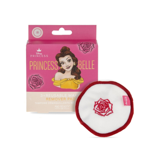 Mad Beauty - *Pure Princess* - 3 Reusable Makeup Remover Pads - Princess Belle