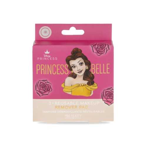 Mad Beauty - *Pure Princess* - 3 Reusable Makeup Remover Pads - Princess Belle
