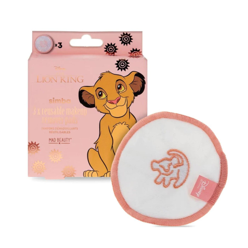 Mad Beauty - *The Lion King* - 3 reusable makeup remover discs