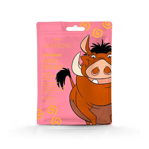 Mad Beauty - *The Lion King* - Pumbaa Face Mask with Watermelon Extract