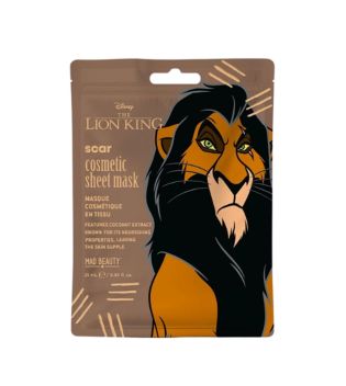 Mad Beauty - *The Lion King* - Scar Facial Mask with Coconut Extract