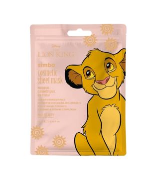 Mad Beauty - *The Lion King* - Facial mask Simba with mango extract