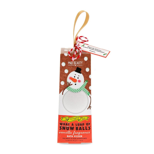 Mad Beauty - *The Naughty List* - Bath Bomb Set Snow Balls Fizzer Trio