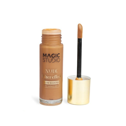 Magic Studio - Illuminating Makeup Base Nude Filter Effect Glow Booster - Tan