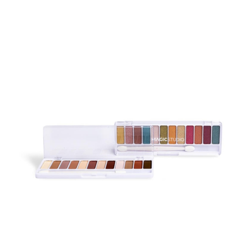 Magic Studio - *Colorful* - Eyeshadow Palette Set Matte vs Metal Look