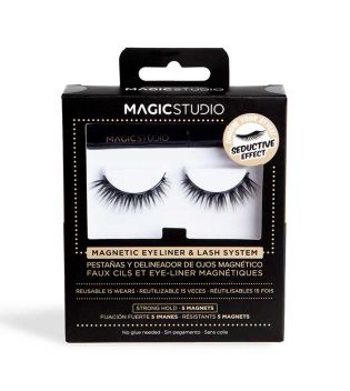 Magic Studio - Magnetic false eyelashes + eyeliner - Seductive effect