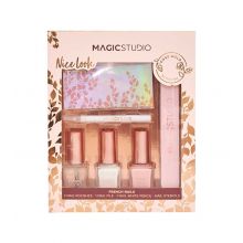 Magic Studio - *Rose Gold* - Manicure set French Nails