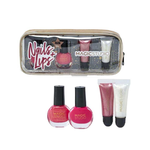 Magic Studio - Makeup Set Colorful Nails + Lips