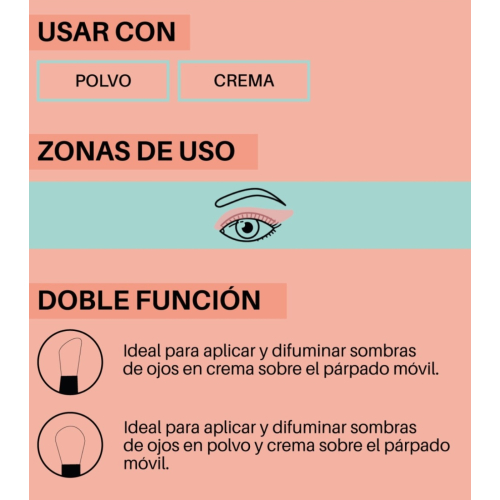 Maiko - *Duo Twist* - Double-ended eye brush - DT6