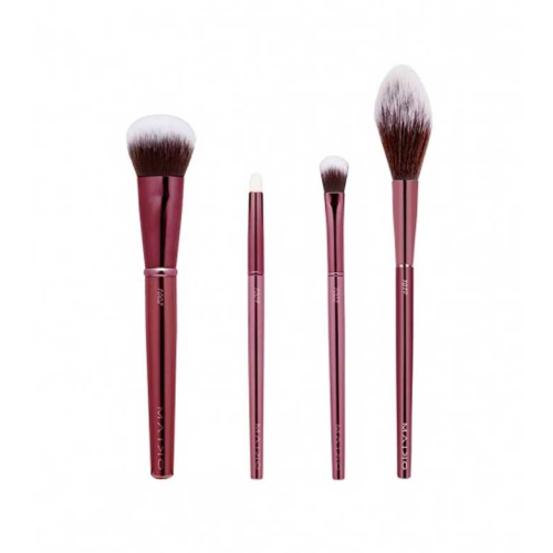 Maiko - Set of 4 brushes Luxury Burgundy