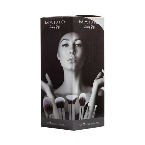 Maiko - Set of 9 brushes Luxury Grey