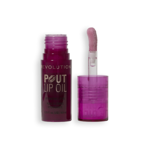 Makeup Revolution - Lip Oil Pout Lip - Bitten Berry
