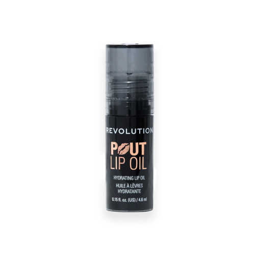 Makeup Revolution - Lip Oil Pout Lip - Midnight Black