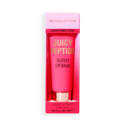 Makeup Revolution - Lip Gloss Balm Juicy Peptide - Guava Rum Punch Coral