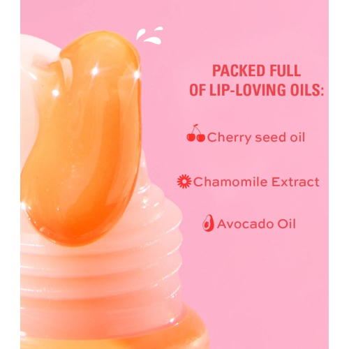 Makeup Revolution - Lip Gloss Balm Juicy Peptide - Peach Bellini Orange