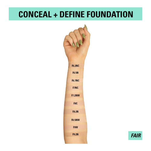 Makeup Revolution - Foundation Conceal & Define Soft Matte - F8C
