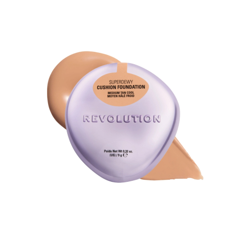 Makeup Revolution - Cushion foundation Superdewy - Medium Tan Cool