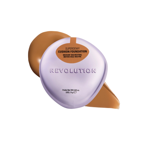 Makeup Revolution - Cushion foundation Superdewy - Medium Tan Neutral