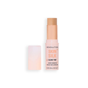 Makeup Revolution - Stick makeup base Skin Silk Glow Tint Sheer Foundation - Medium Neutral