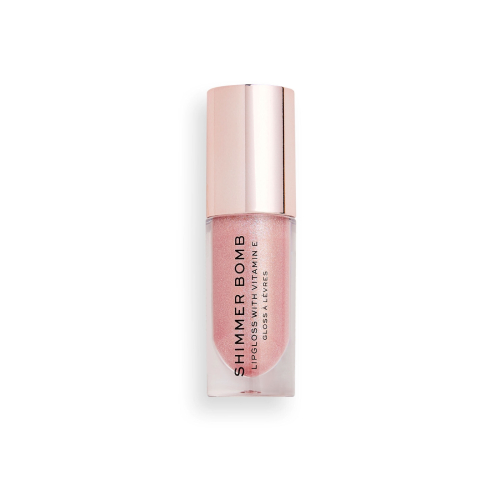 Makeup Revolution - Lip Gloss with Shimmer Bomb - Shimmer Nude