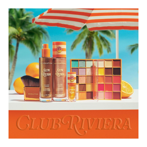 Makeup Revolution - *Club Riviera*  - Illuminating Body Balm Sun Rush - Vanilla Gold
