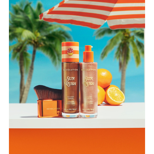 Makeup Revolution - *Club Riviera* - Blending Brush Body Beam Glow