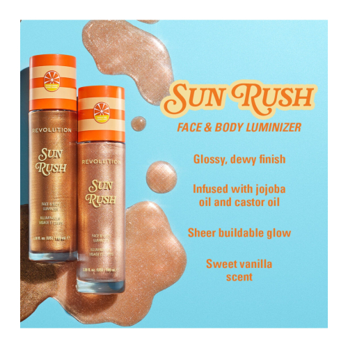 Makeup Revolution - *Club Riviera* - Body highlighter Sun Rush - Vanilla Pink