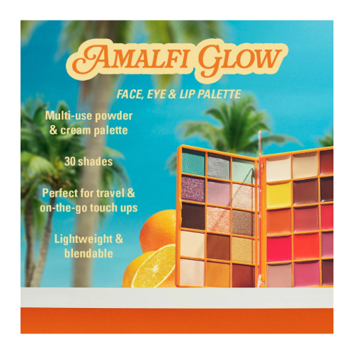 Makeup Revolution - *Club Riviera* - Multi-purpose palette for face, eyes and lips Amalfi Glow