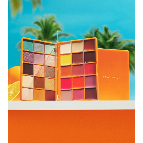 Makeup Revolution - *Club Riviera* - Multi-purpose palette for face, eyes and lips Amalfi Glow