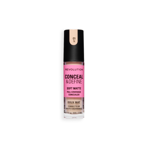 Makeup Revolution - Liquid Concealer Conceal & Define Soft Matte - C1N