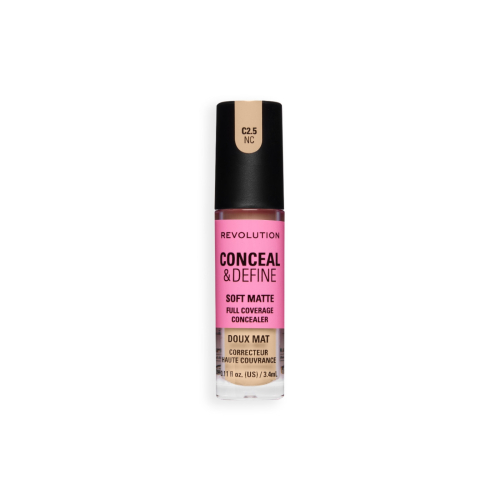 Makeup Revolution - Liquid Concealer Conceal & Define Soft Matte - C2.5N
