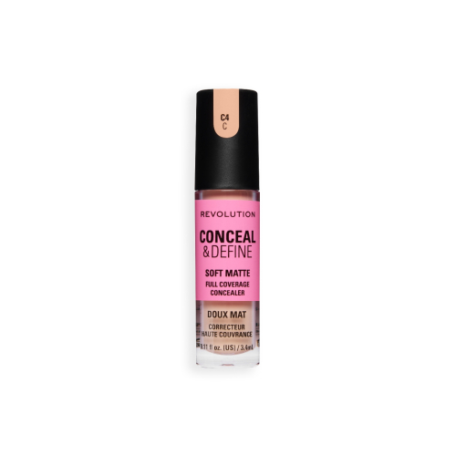 Makeup Revolution - Liquid Concealer Conceal & Define Soft Matte - C4C