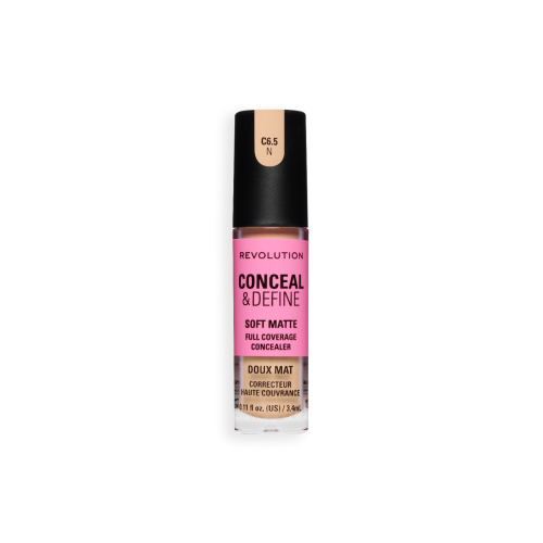 Makeup Revolution - Liquid Concealer Conceal & Define Soft Matte - C6.5N