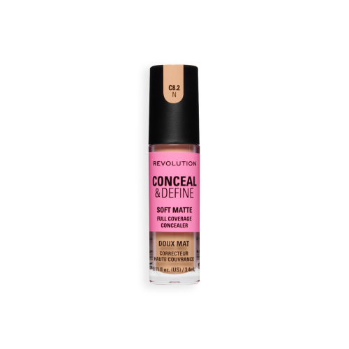 Makeup Revolution - Liquid Concealer Conceal & Define Soft Matte - C8.2N