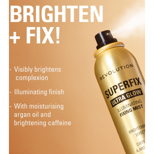 Makeup Revolution - Makeup Fixer Spray Superfix Ultra Glow