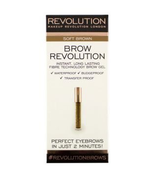Makeup Revolution - Brow Gel Revolution - Soft Brown