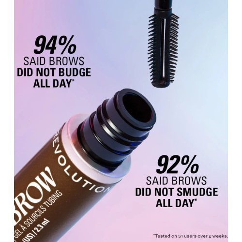 Makeup Revolution - Eyebrow Gel Wrap Brow - Cool Medium Brown