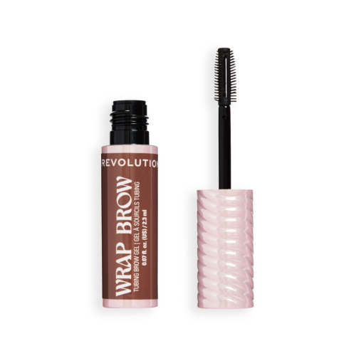 Makeup Revolution - Eyebrow Gel Wrap Brow - Dark Brown