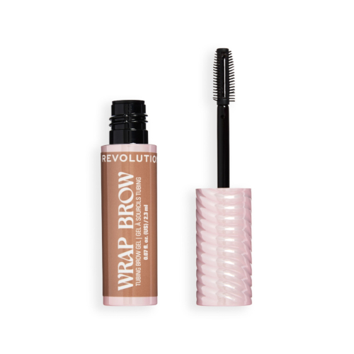 Makeup Revolution - Eyebrow Gel Wrap Brow - Warm Medium Brown