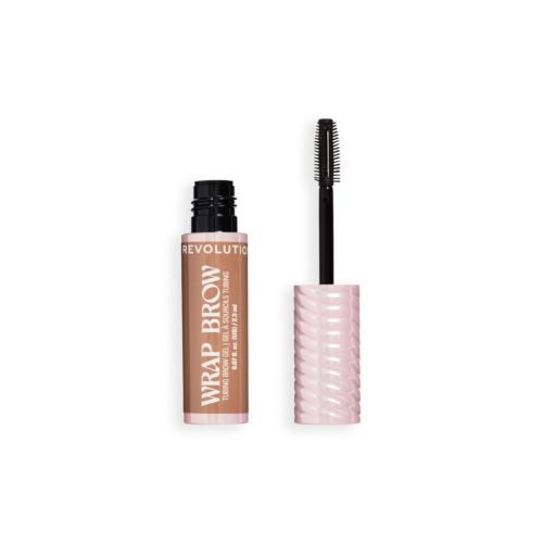 Makeup Revolution - Eyebrow Gel Wrap Brow - Warm Medium Brown