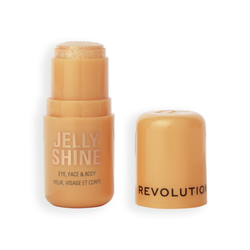 Makeup Revolution - Highlighter Jelly Shine Shadow and Highlight Stick - Celestial Gold
