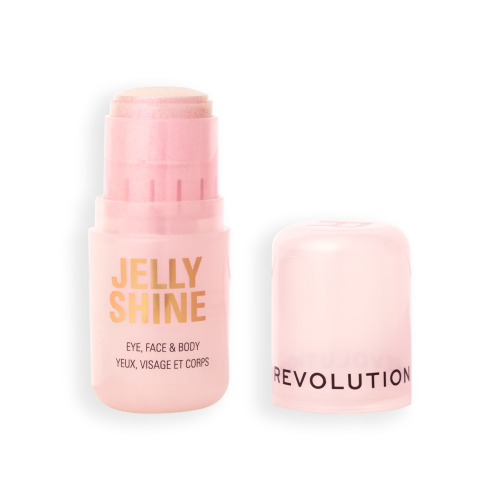 Makeup Revolution - Highlighter Jelly Shine Shadow and Highlight Stick - Ethereal Pink