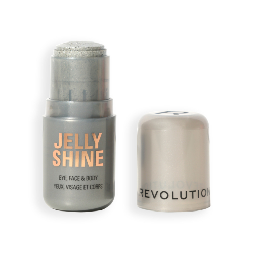 Makeup Revolution - Highlighter Jelly Shine Shadow and Highlight Stick - Silver Moonlight
