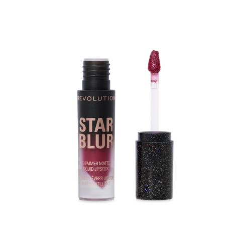 Makeup Revolution - Matte Liquid Lipstick with Shimmer Star Blur - Crimson Envy