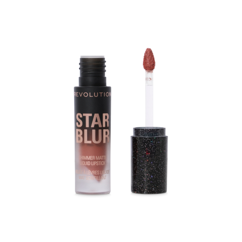 Makeup Revolution - Matte Liquid Lipstick with Shimmer Star Blur - Frosted Petal