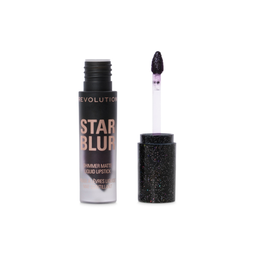 Makeup Revolution - Matte Liquid Lipstick with Shimmer Star Blur - Midnight Eclipse