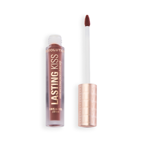 Makeup Revolution - Matte Liquid Lipstick Lasting Kiss - Spiced Brown