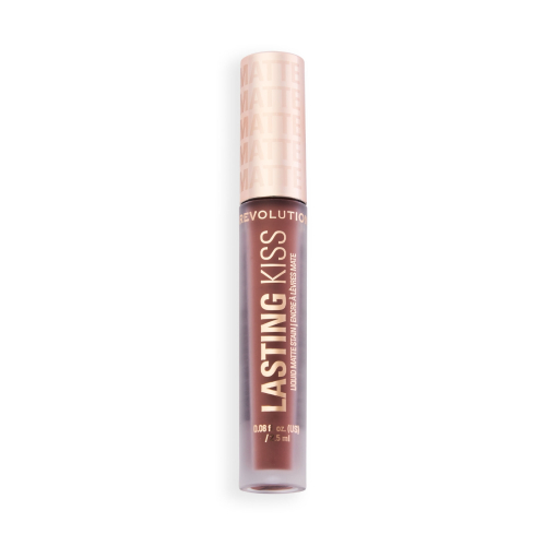 Makeup Revolution - Matte Liquid Lipstick Lasting Kiss - Spiced Brown