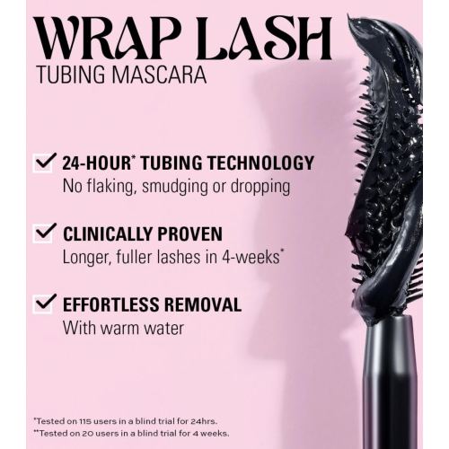 Makeup Revolution - Wrap Lash Mascara - Burgundy